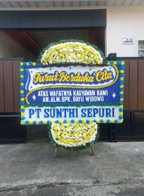 Papan Bunga Duka di Sarae